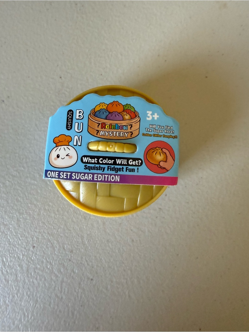 Mini Rainbow Mystery Squishy Bun Fidget Toy
